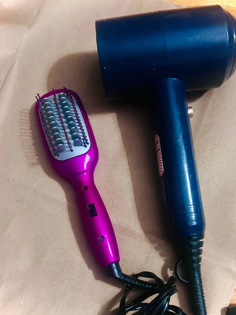 LUXE & WILLOW & CONAIR Hair Styling Travel Duo, Dryer & Straightener